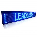 Πινακίδα LED κυλιόμενων μηνυμάτων 100x40 cm μπλέ