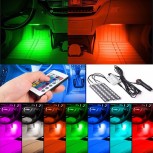 Σύστημα εσωτερικού φωτισμού αυτοκινήτου RGB 12v