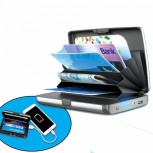 Πορτοφόλι Αλουμινίου Καρτών - Powerbank 2 Σε 1 E-charge wallet