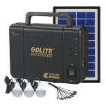 Ηλιακό σύστημα φωτισμού GDLITE με 3 λάμπες GD-8006A