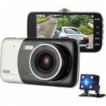 Mini DVR Κάμερα Αυτοκινήτου Full HD 1080P με Κάμερα Οπισθοπορείας, Αισθητήρα Κίνησης, Νυχτερινή Λήψη & G Sensor
