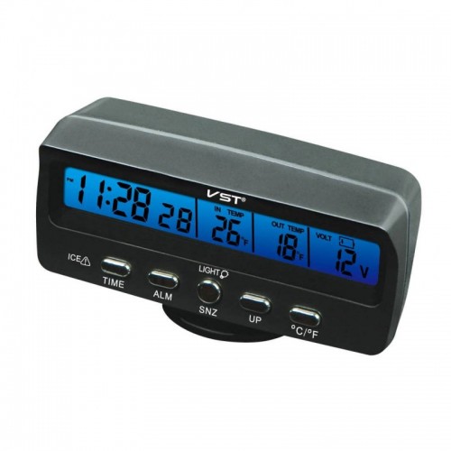 Μετρητής Κατάστασης Αυτοκινήτου με Ψηφιακό Βολτόμετρο και Ενδείξεις ώρας/θερμοκρασίας – VST-7045V